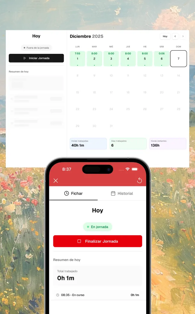 Fichaje desde cualquier lugar